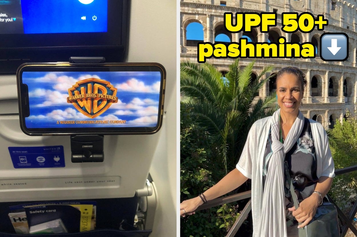 A UPF 50+ Pashmina Scarf And 24 Other Genius Products That Make Traveling *So* Much Easier