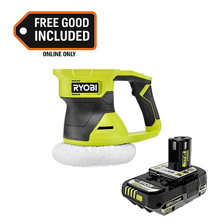 RYOBI ONE+ 18V Cordless 6″ Two Speed Random Orbit Buffer + 18V 2.0 Ah HP Battery $50 + Free Shipping