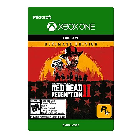 Red Dead Redemption 2: Ultimate Edition (Xbox One Digital Code) $20 or Less