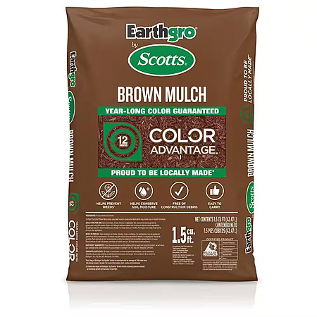 Select Locations: 1.5 cu. ft Scotts Earthgro Shredded Bagged Mulch (3 Colors) $2 + Free S&H