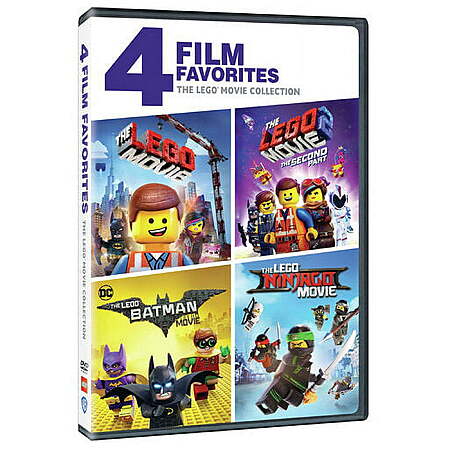 The LEGO Movie 4-Film Collection (DVD) $5