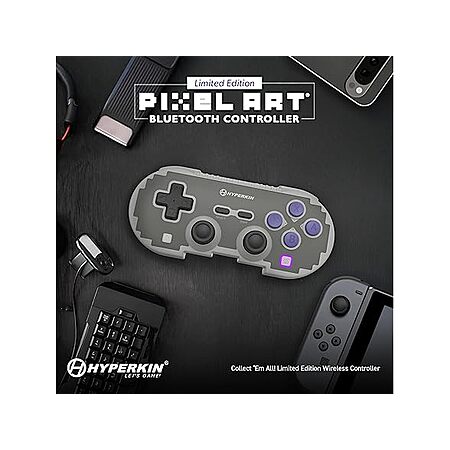Hyperkin Retro Pixel Art Wireless Gaming Controller w/ Hall Effect Joystick $20 + Free S&H w/ Amazon Prime