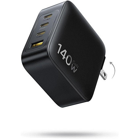 Baseus 4-Port PD3.1 up to 140W USB-C GaN Wall Charger (1x USB-A, 3x USB-C) $35 + Free S&H