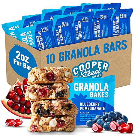 10-Pk 2-Oz Cooper Street Granola Bars (various) from 2 for $10.40 w/ S&S