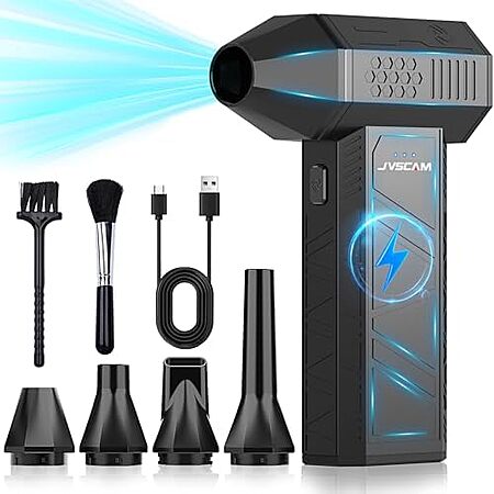 JVSCAM 3-Speed Cordless Rechargeable Air Duster & Blower $20 + Free Shipping