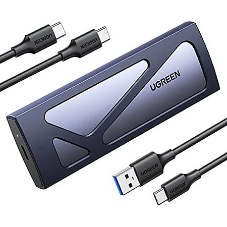 UGREEN 10Gbps USB C External M.2 NVMe SSD to USB Tool-Free Enclosure $16