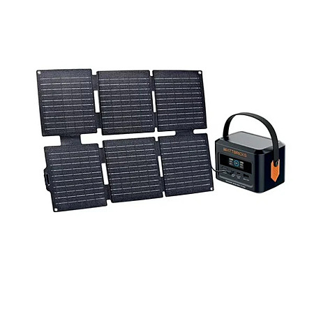 Wattbricks H100 99.2Whr Power Station + 30W Solar Panel $40 + Free S&H