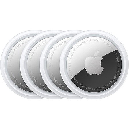 4-Pk Apple AirTag Bluetooth Tracking Devices (1st Gen) $57 + Free S&H w/ Prime