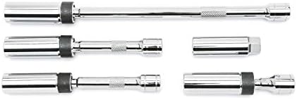 5-Pc GEARWRENCH 3/8″ Drive 6 Pt. Magnetic Swivel Spark Plug Socket Set $45 + Free S&H