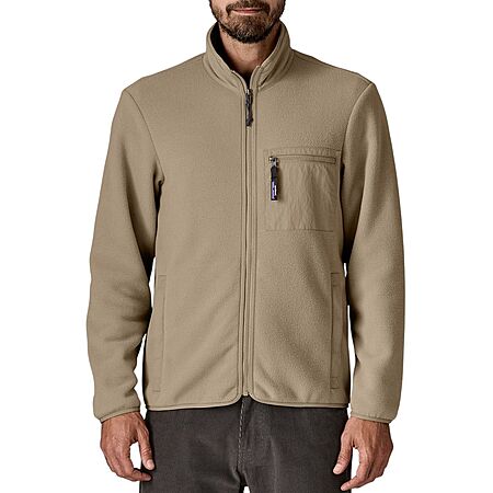 Men’s Patagonia Synchilla Full Zip Fleece Jacket in L-XXL (Seabird Grey) $67.50 + Free S&H