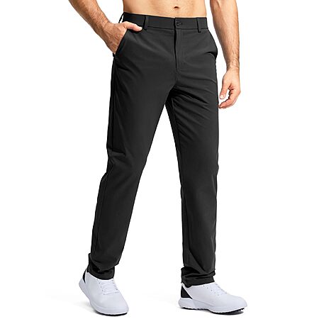 Pudolla Men’s Quick Dry Stretch Golf Pants w/ 2 Pockets & 1 Rear Pocket (various) $18