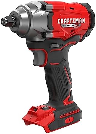 CRAFTSMAN V20 Variable Speed Brushless 1/2″ Impact Wrench (Bare Tool) $99 + Free S&H