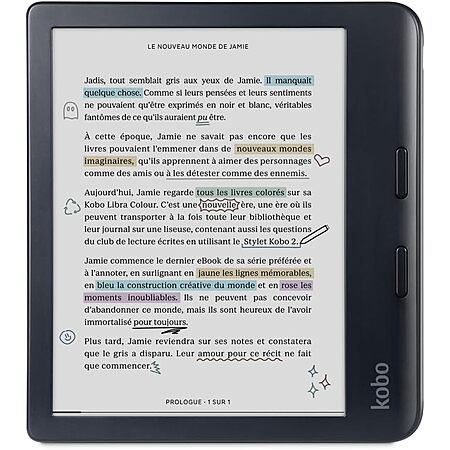 7″ 32GB Kobo Libra Colour IPX8 Color Display eReader $200 + Free S&H