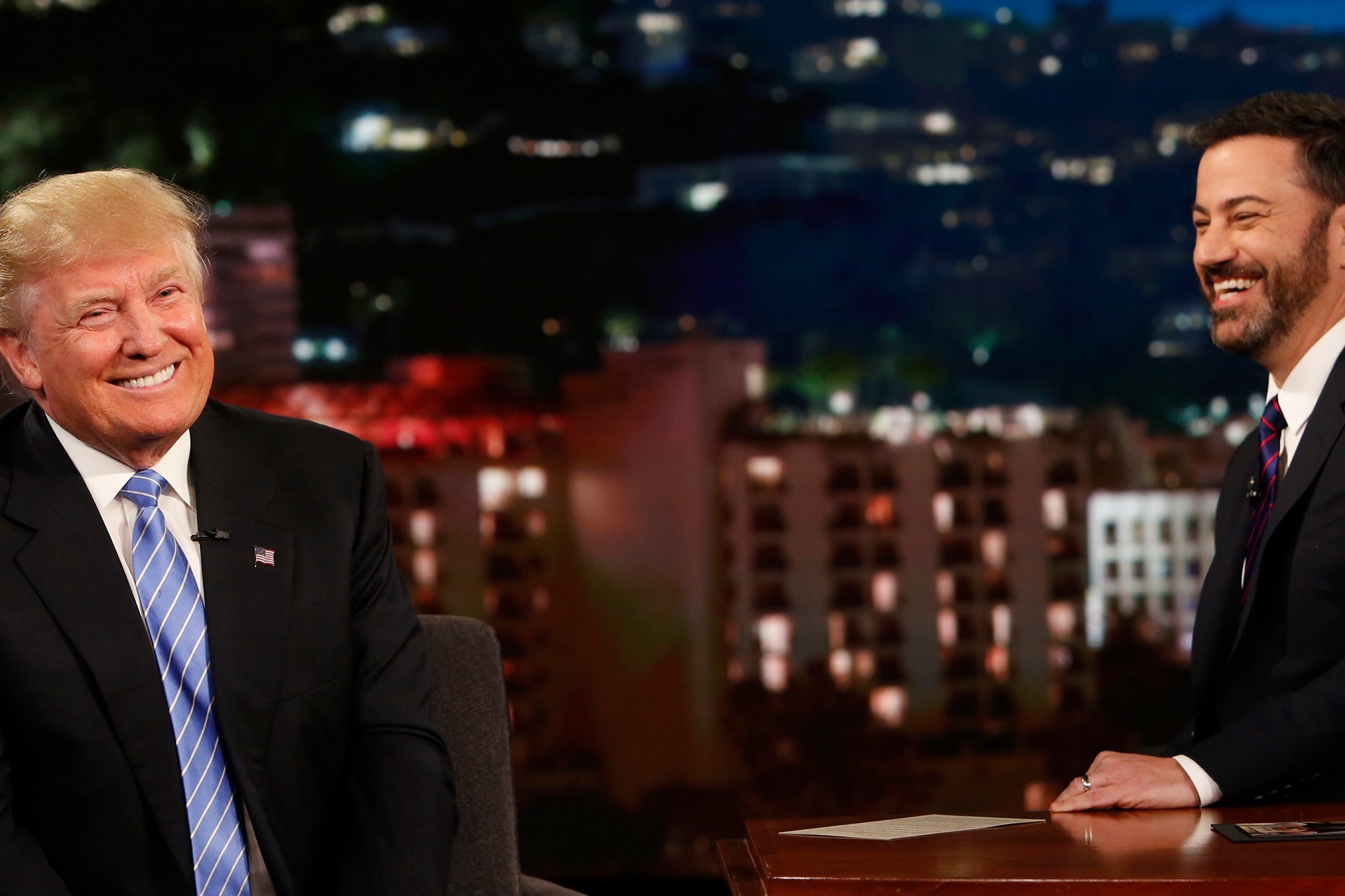 Donald Trump Joined His Wife Melania In Calling For Jimmy Kimmel To Be Taken Off The Air