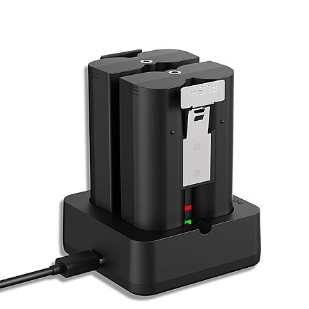 2-Pk Lesaps 7200mAh Battery for Ring Doorbell w/ Charger Station $27.90