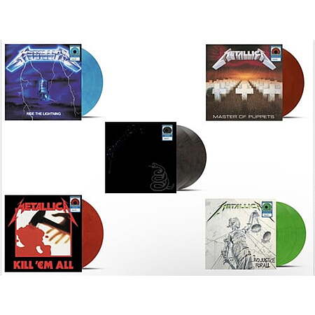 Metallica 5-Album Bundle (Vinyl LP) $110 + Free S&H