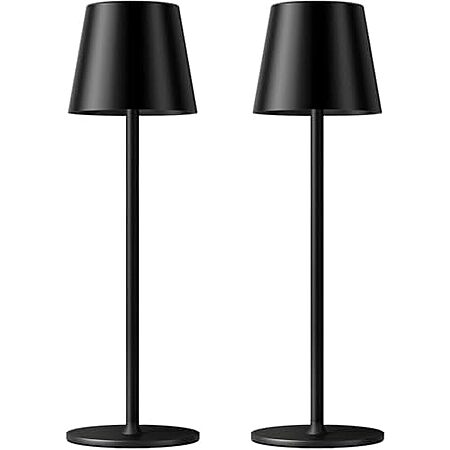 2-Pk Kakanuo 5000mAH Cordless Rechargeable Table Lamps (Black) $10.25