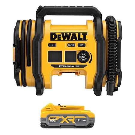 DeWALT 20V MAX Cordless Inflator + 3.5Ah POWERSTACK Battery $161 + Free S&H