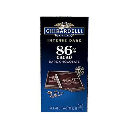 3.17-Oz Ghirardelli 86% Intense Dark Chocolate Bar $2.40 & More + Free S&H w/ Prime