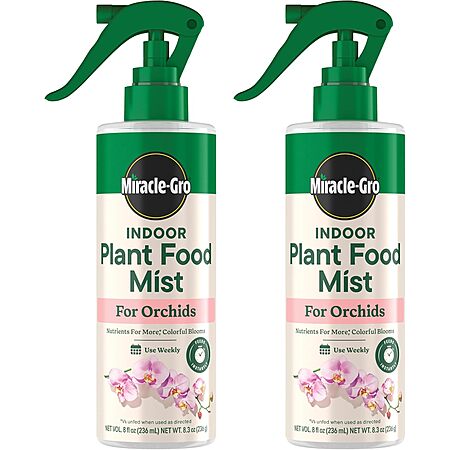 2-Pk 8-Oz Miracle-Gro Indoor Plant Food Liquid Fertilizer (various) from $9.45