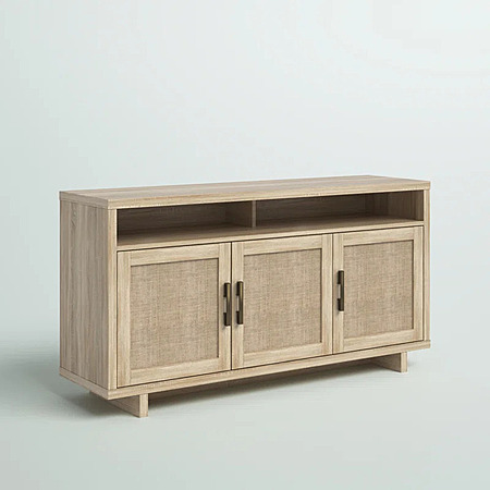 56″ Sand & Stable Portman Unfinished TV Stand (Bishop Oak) $90 + Free S&H