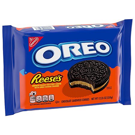 Select Accts: 12.35oz. Oreo Reese’s Peanut Butter Chocolate Sandwich Cookies 2 for $6 w/ S&S