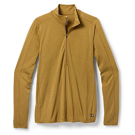 REI Co-op Men’s Merino 185 Long-Sleeve Half-Zip Base Layer Top (Oak Brown) $19.85 + Free Pickup