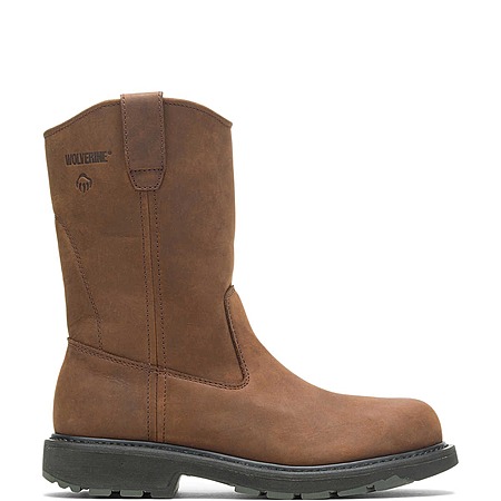 Men’s Wolverine DD Wellington Nubuck Suede Leather Work Boot (Soft or Steel Toe) $53 + Free S&H