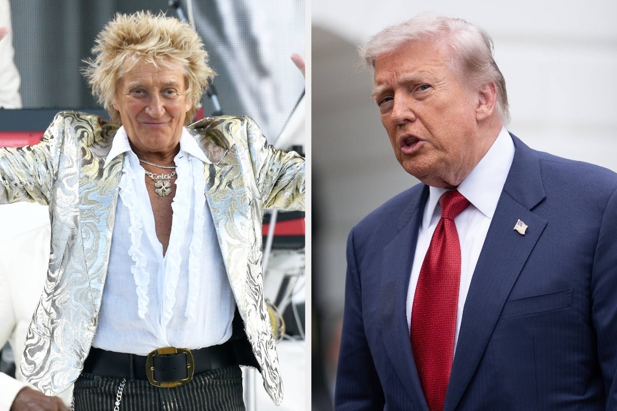 Rod Stewart Met King Charles On The Red Carpet And His Three-Word Description Of Donald Trump Is Going Viral