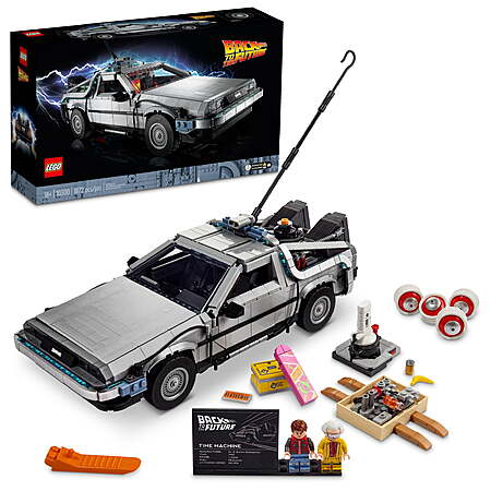 1872-Pc LEGO Icons Back to The Future Time Machine Building Set $160 + Free S&H