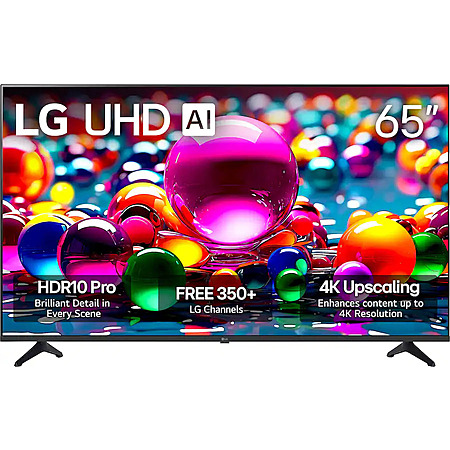 65″ LG UA77 LED AI 4K UHD 60Hz Smart webOS TV (2025) $300 + Free S&H