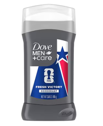 3-Oz Dove Men+Care FIFA Fresh Victory Deodorant Stick 2 for $4.20 & More + Free Pickup on $10+