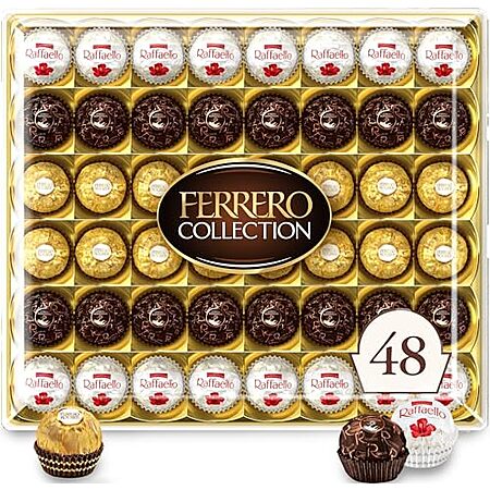 Prime Members: 48-Ct Ferrero Collection Classic, Raffaello & Rondnoir Gift Box $16 + Free S&H