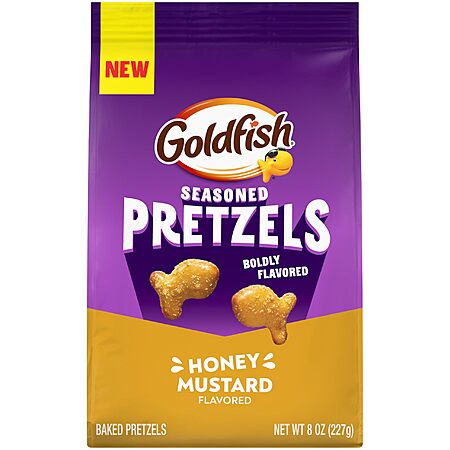 8-Oz Goldfish Seasoned Pretzels (Honey Mustard) $1.80 w/ S&S