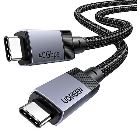Prime Members: 3.3′ UGREEN 240W 40Gbps USB C to USB C Cable $11.95 + Free S&H
