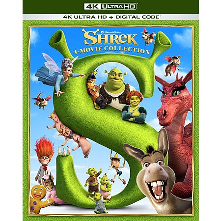 Prime Members: Shrek 4-Movie Collection (4K UHD + Digital) $20.50 + Free S&H