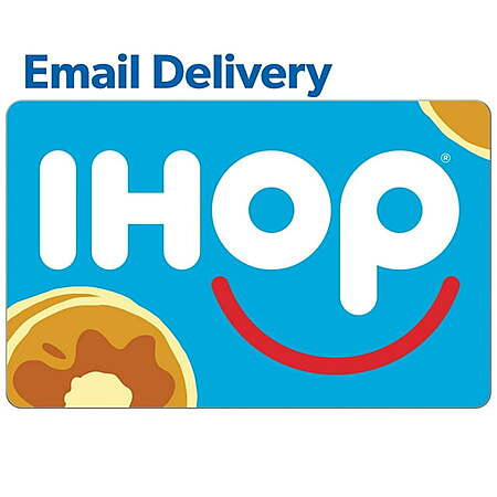 Sam’s Club Members: $50 IHOP eGift Card (Email Delivery) $32.50