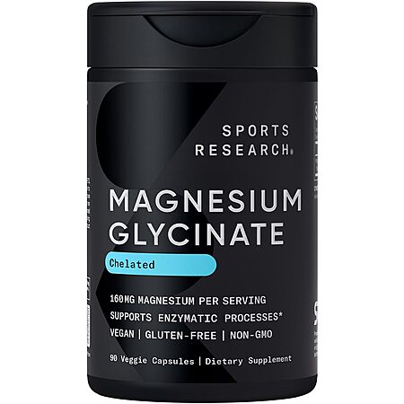 Select Prime Member Accounts: 90-Ct Sports Research 160mg Magnesium Glycinate $8.80 & More w/ S&S + Free S&H