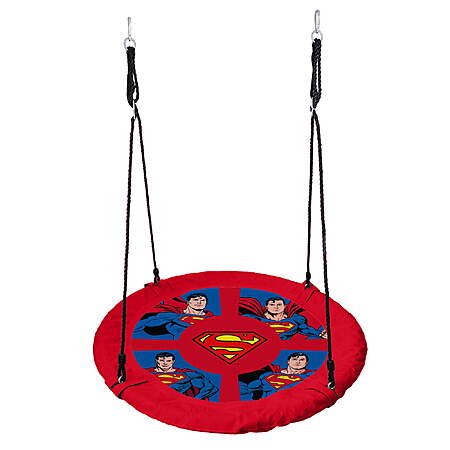 40″ Saucer Disc Tree Swing for Kids w/ Adjustable Ropes (Superman or Badman) $14.80