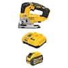 DeWALT 20V MAX XR Brushless Jigsaw w/ 20V/60V 9Ah FLEXVOLT Battery & Charger $229 + Free S&H