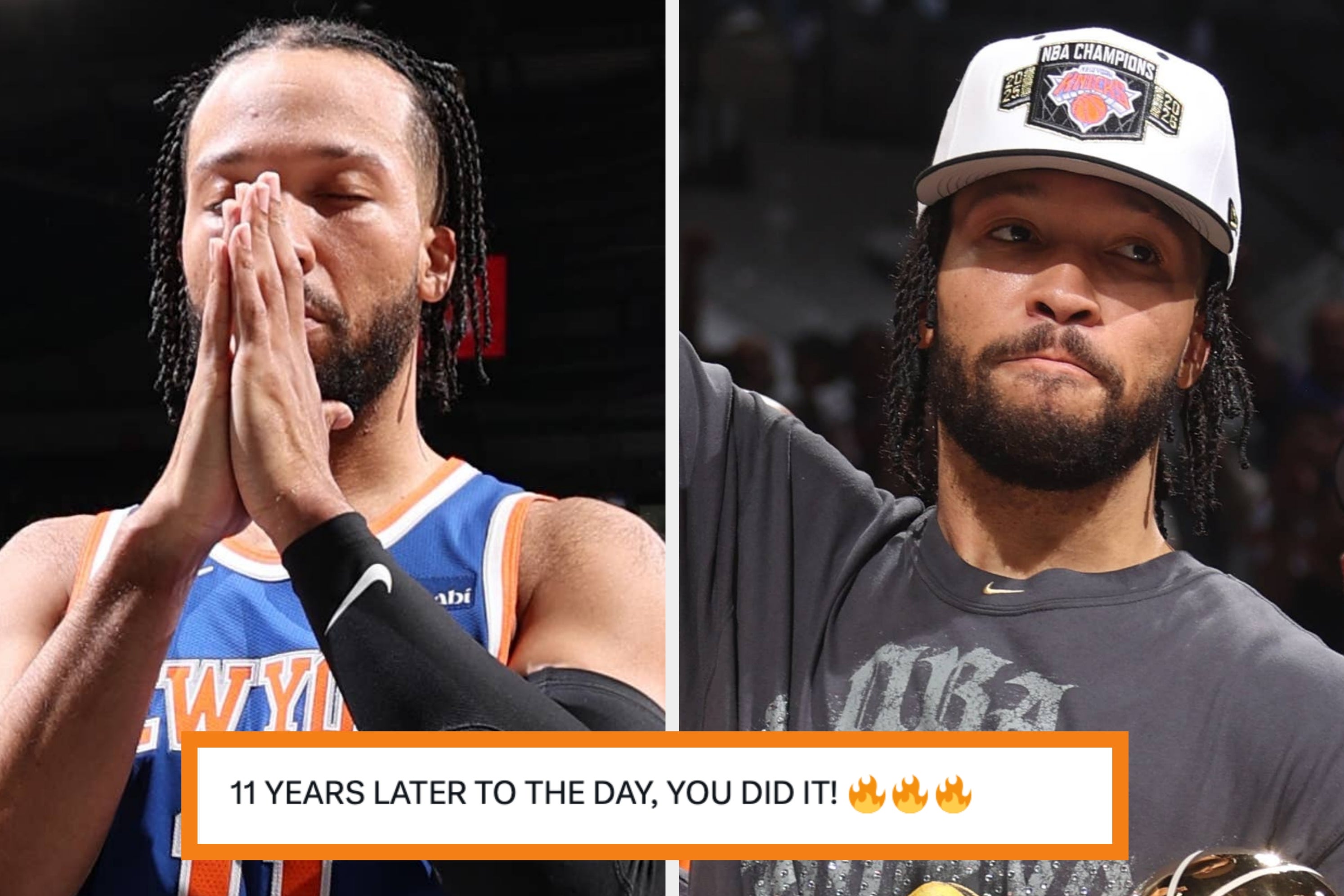 “Woke Up The GOAT”: Fans Unearthed Jalen Brunson’s 2015 Tweet That Somehow Predicted The Knicks Win, And The Responses Are Perfect
