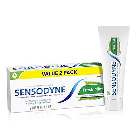 Select Accts: 2-Pk 4-Oz Sensodyne Fresh Mint Sensitive Toothpaste $6.85 w/ S&S