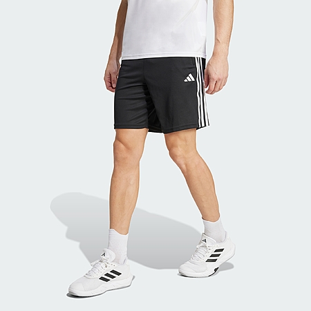 adidas Men’s Train Essentials Piqué 3-Stripes Training Shorts (2 Colors) $9.60 + Free S&H