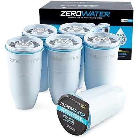 6-Pk ZeroWater Official 5-Stage Replacement Filter $54.40 w/ S&S + Free S&H