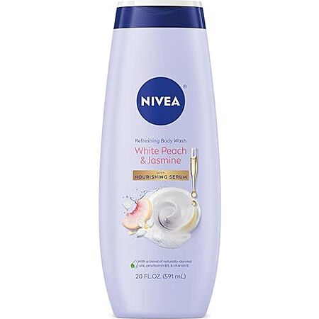 20-Oz NIVEA Refreshing White Peach & Jasmine Body Wash $3.05 w/ S&S