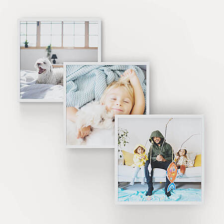 Walgreens Photo: 3-Pk 8″ x 8″ TilePix Customized Photo Framed Prints $14 + Free Pickup