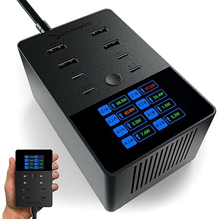 8-Port 252W Sabrent Voltik USB-A & USB-C PD 3.0 Charging Station $60 + Free S&H
