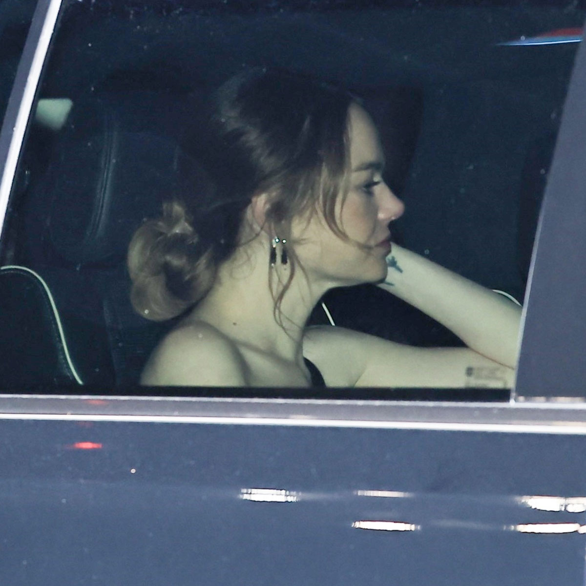 Taylor Swift, Travis Kelce Wedding: See Emma Stone & More Exit