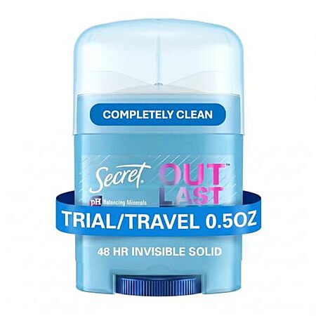 0.5-Oz Secret Outlast Antiperspirant Deodorant for Women (Completely Clean) 3 for $3.50 w/ S&S