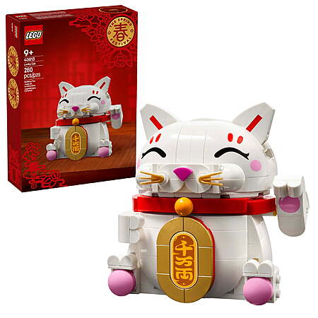 280-Pc LEGO Lucky Cat Building Toy $20